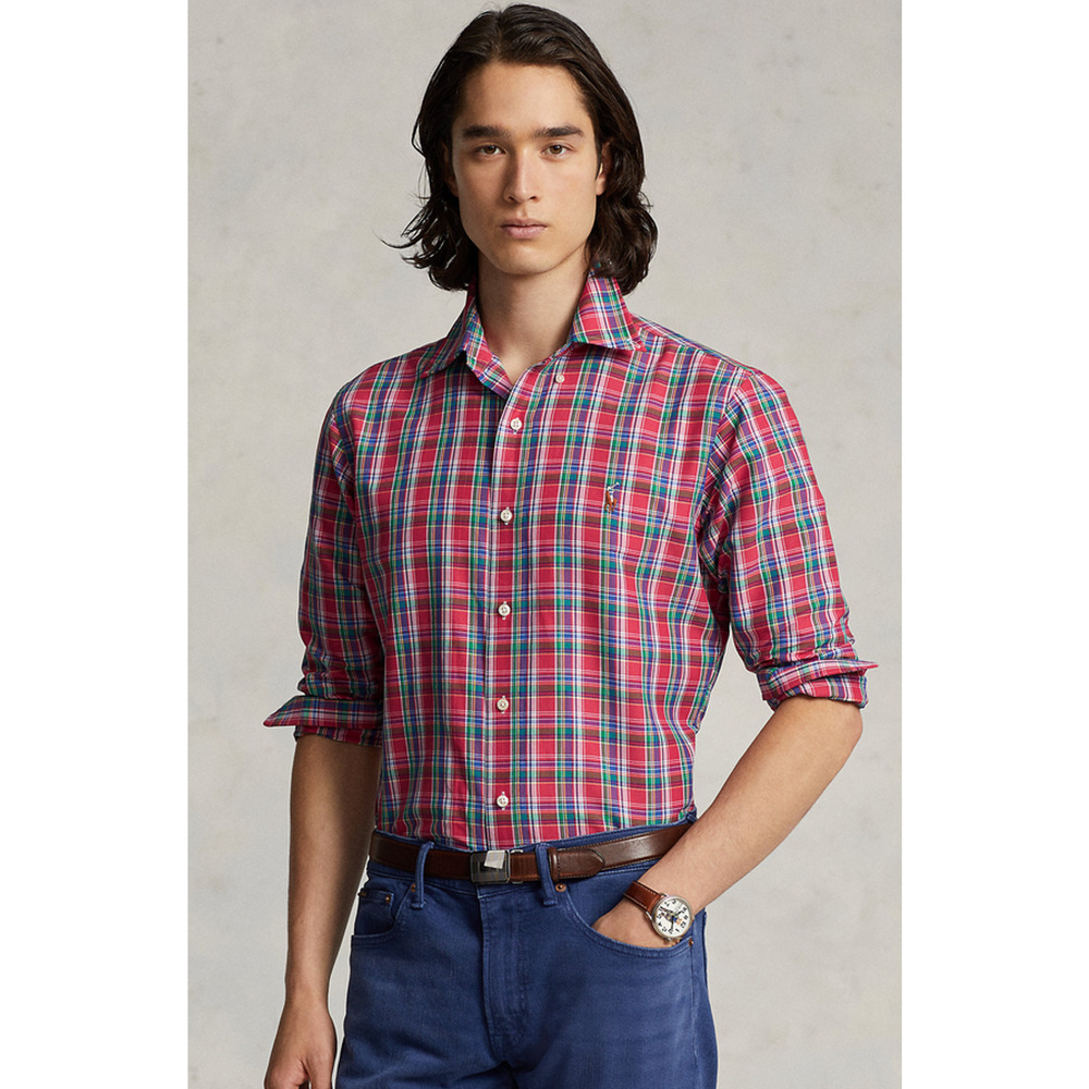 Polo Ralph Lauren Men's Classic Fit Plaid Performance Shirt Multi Size S 757